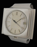 Rare Gubelin G Quartz Eames Era Cuff Watch $850