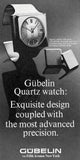 Rare Gubelin G Quartz Eames Era Cuff Watch $850