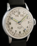 Rare Heuer Triple Date Calender Valjoux 90 SOLD