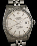 Rolex Oyster Perpetual Datejust SS Tiffany & Co  SOLD