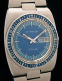 Wittnauer Blue Diver Day-Date Stainless Steel SOLD
