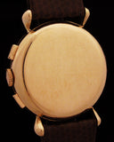 Jaeger 18k Rose Gold Chronograph Teardrop Lugs SOLD