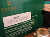 Rolex 14K 15037 Oyster Perpetual Date Full Set SOLD