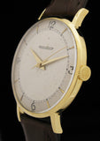 Jaeger Le-Coultre 18k Gold 1940's Art Deco Dress Watch