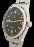 1953 Rolex Explorer Honeycomb Gilt Dial Model 6350 Lollipop Seconds