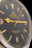 1953 Rolex Explorer Honeycomb Gilt Dial Model 6350 Lollipop Seconds