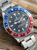 1984 Rolex GMT-Master 16750 Maroon/Blue Pepsi Bezel Oyster Bracelet