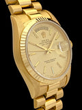 1991 Rolex Day-Date President 18K Gold With Tapestry Dial Model 18238