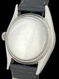 Rare 1953 Rolex Explorer 6298 Black Gilt Dial Large Bubbleback