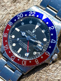 1977 Rolex GMT-Master 1675 Tritium Dial Pepsi Bezel Oyster Bracelet