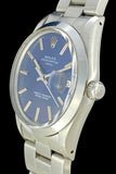 1981 Rolex Oyster Perpetual Date 15000 Quick-Set w/Blue Dial Box & Papers