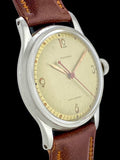 Fancy Art Deco Dial Tavannes Shock-Protected in Steel