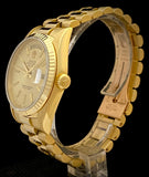 1991 Rolex Day-Date President 18K Gold With Tapestry Dial Model 18238