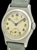 1939 Early Waterproof Omega Naiad Modele Depose in Steel