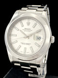 Rolex Datejust II 41mm Silver Dial Stainless Steel Oyster Bracelet 116300