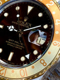1987 Rolex GMT-Master Root Beer Tiger Eye Gilt Tritium Dial 18k/Steel 16753
