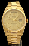 1991 Rolex Day-Date President 18K Gold With Tapestry Dial Model 18238