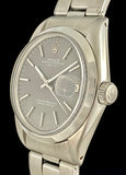 1969 Rolex Oyster Perpetual Date Slate Gray Dial Rivet Bracelet Ref 1500