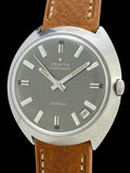 1960's Zenith Captain Automatic Slate Grey Dial Caliber 2552PC