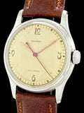 Fancy Art Deco Dial Tavannes Shock-Protected in Steel