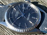 1973 Rolex Datejust 1603 Steel Slate Gray Sigma Dial 18K Markers/Hands