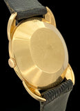 1950's 14k Gold LeCoultre Powermatic Black Dial Fancy Lugs Power Reserve