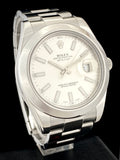 Rolex Datejust II 41mm Silver Dial Stainless Steel Oyster Bracelet 116300