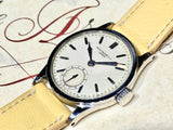 1937 Patek Philippe Calatrava In Steel Borgel Case Ref 96 w/Archive Extract