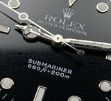 1987 Rolex Submariner Micro-Spider "Shattered" Dial 5513 W/Box
