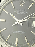 1973 Rolex Datejust 1603 Steel Slate Gray Sigma Dial 18K Markers/Hands
