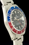 1984 Rolex GMT-Master 16750 Maroon/Blue Pepsi Bezel Oyster Bracelet