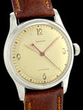 Fancy Art Deco Dial Tavannes Shock-Protected in Steel