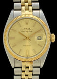 1960 Rolex Oyster Perpetual Air-King-Date 14k Gold & Steel 5701