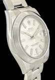 Rolex Datejust II 41mm Silver Dial Stainless Steel Oyster Bracelet 116300