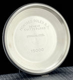 1981 Rolex Oyster Perpetual Date 15000 Quick-Set w/Blue Dial Box & Papers