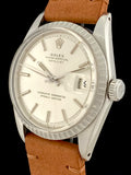 1970 Rolex Datejust 1603 Silver Sigma Dial Stainless Steel Calibre 1570