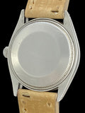 1984 Rolex "OP" Oyster Perpetual 1002 Rare Black RAIL DIAL