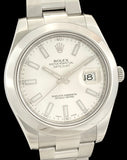 Rolex Datejust II 41mm Silver Dial Stainless Steel Oyster Bracelet 116300