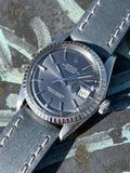 1973 Rolex Datejust 1603 Steel Slate Gray Sigma Dial 18K Markers/Hands