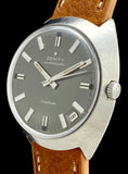 1960's Zenith Captain Automatic Slate Grey Dial Caliber 2552PC