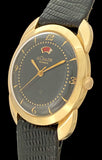 1950's 14k Gold LeCoultre Powermatic Black Dial Fancy Lugs Power Reserve