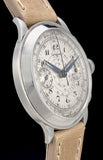 1930s Art Deco 39mm Tavannes Chronograph Staybrite Stainless Steel Snail Dial