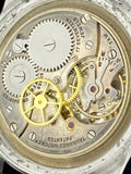 Fancy Art Deco Dial Tavannes Shock-Protected in Steel