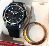 2011 Omega Seamaster Planet Ocean Co-Axial 2 Bezels Box & Papers