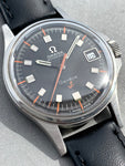 1968 Omega Admiralty Automatic Geneve Black Anchor Dial 166.038