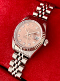 2002 Ladies Rolex Datejust 26 Diamond Dial In Steel & 18k White Gold 79174