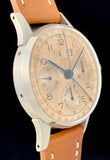 Incredible 1940's Gallet Triple-Date Chronograph Tropic Dial 36373
