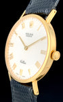 1987 Rolex Cellini 18K Dress Watch White Textured Anniversary Dial 5112