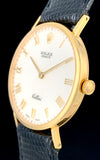 1987 Rolex Cellini 18K Dress Watch White Textured Anniversary Dial 5112
