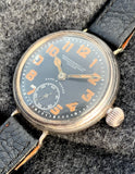 1917 Zenith Birch & Gaydon Land & Water Prototype Silver Trench Watch